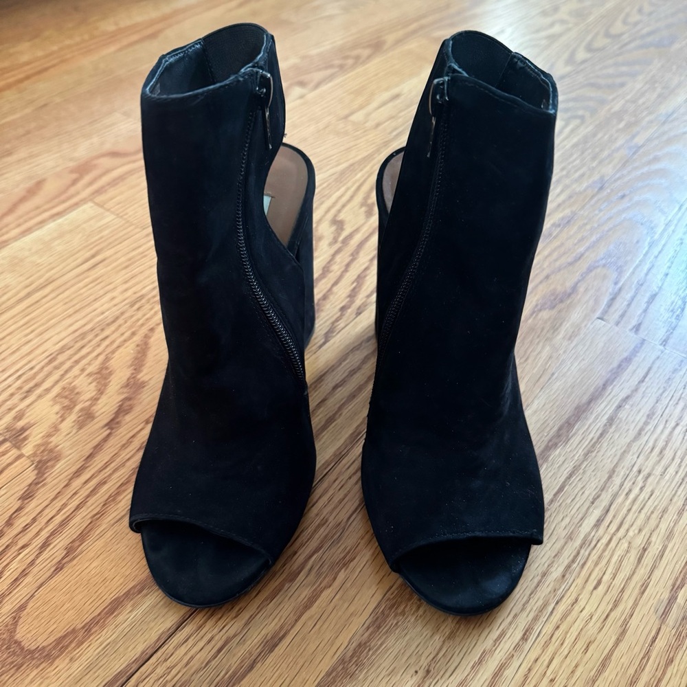 Steve Madden Camile Peep-Toe Ankle Shoes